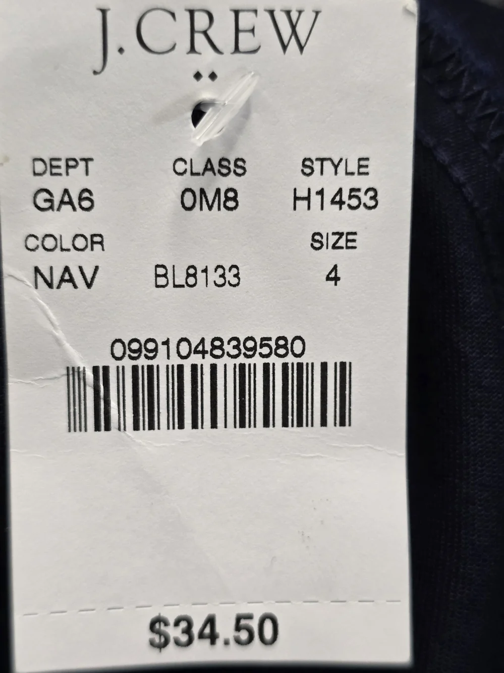 J.CREW Women’s Mid-Rise Navy Chino Shorts 5